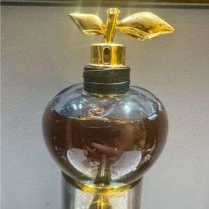 Golden Apple-Shaped Perfume Bottle